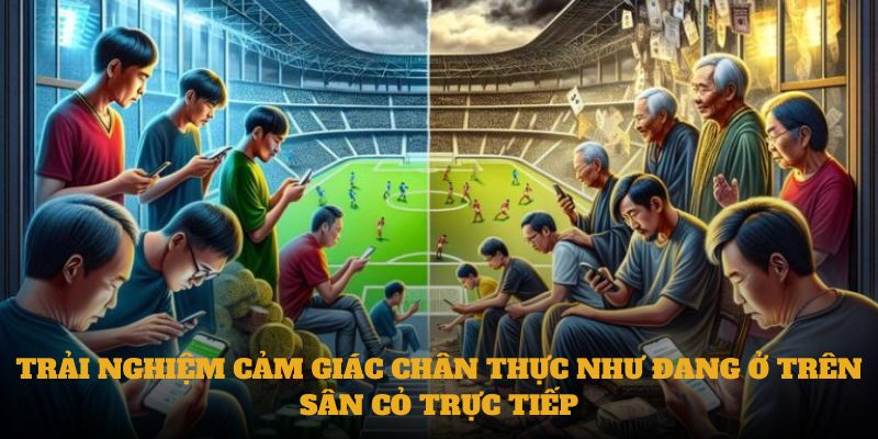 Trải nghiệm cảm giác chân thực như đang ở trên sân cỏ trực tiếp